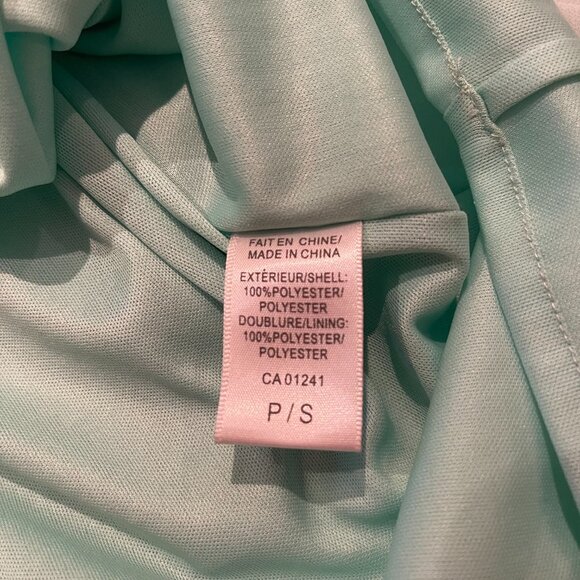 Green pleated skirt size S - Picture 6 of 7